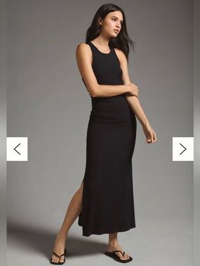 the bowline tiered midi dress by daily practice Bowline Tiered Midi Dress by Daily Practice